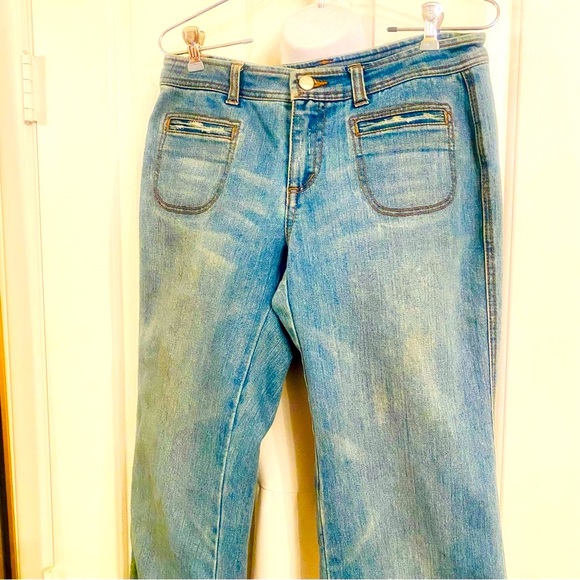 Cachet wide leg jeans, sz 6. - Picture 3 of 10